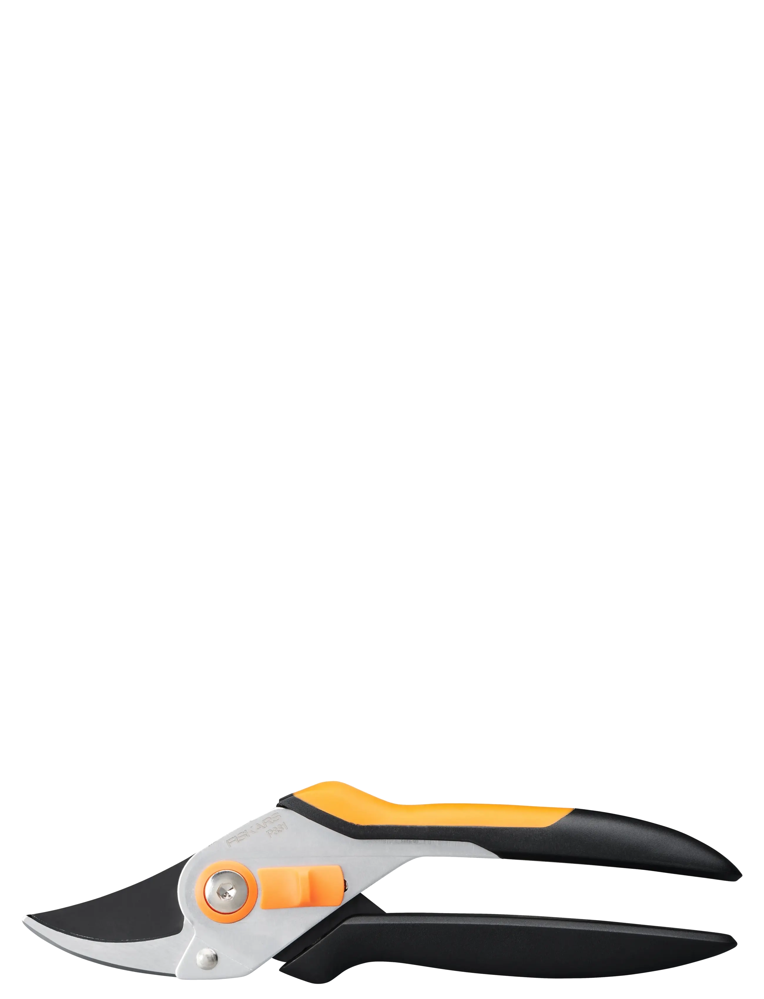 Fiskars Solid metal pruner bypass P331 - Outdoor - BLACK / ORANGE / black