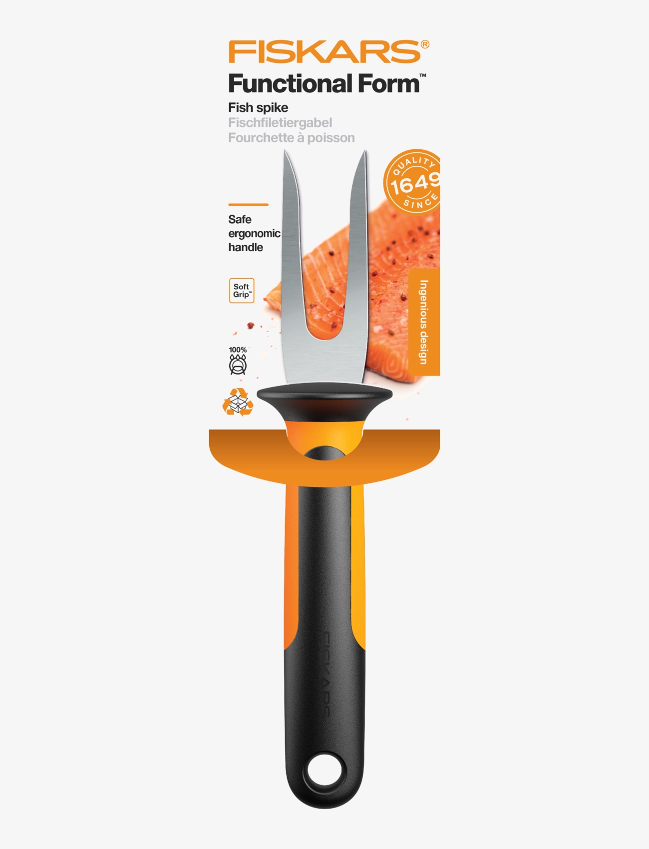 FISKARS Ff Fiskegaffel Schwarz - One Size - Unisex