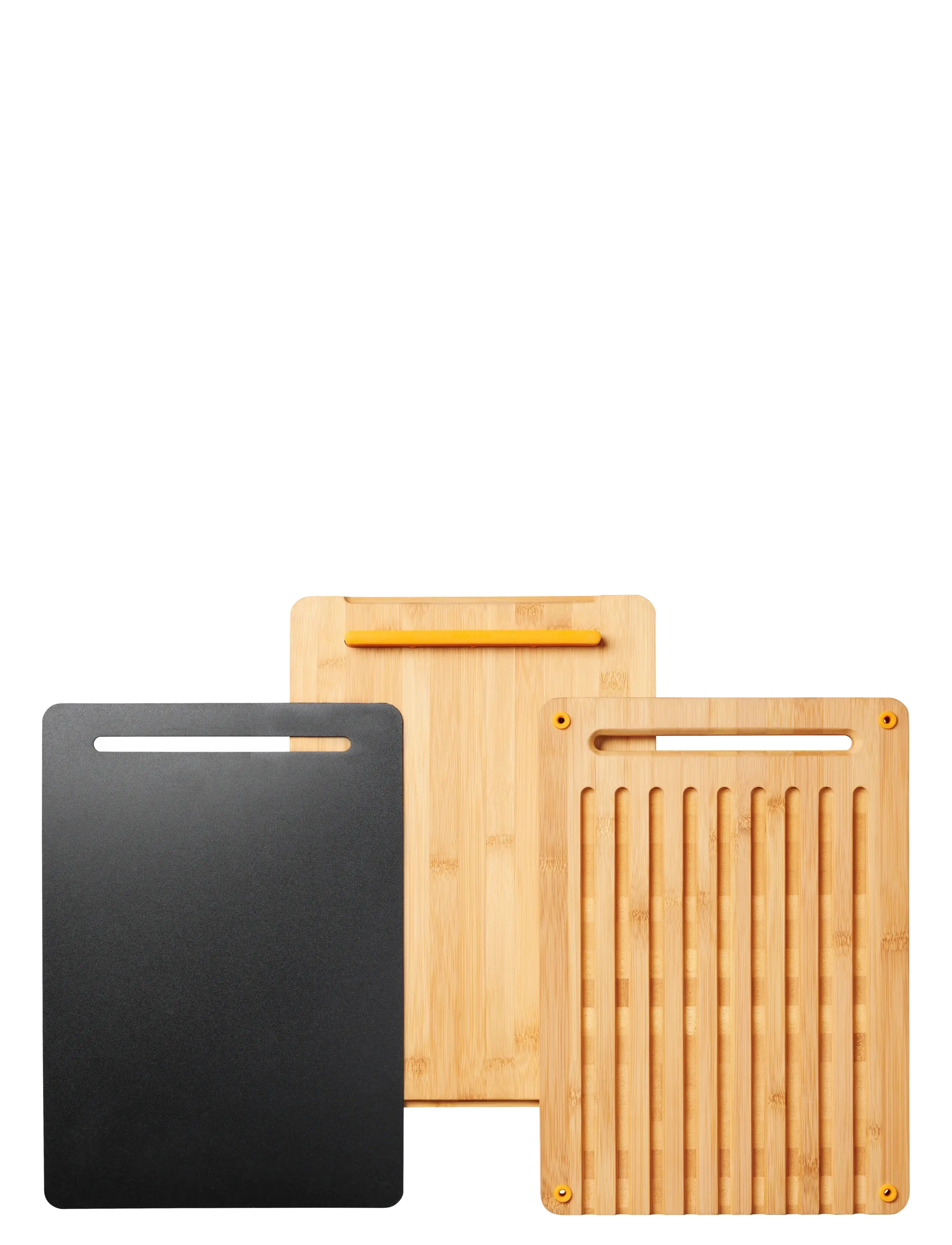 Fiskars Ff Skærebræt I Bambus, 3 Dele, 35X25 cm, Kitchen Tools - Cutting Boards, Homeware