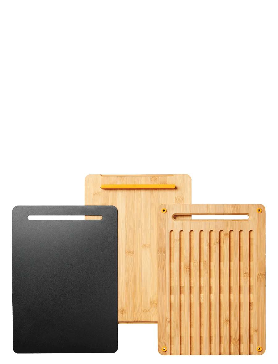 Fiskars - FF Bamboo cutting board 3pcs FSC - lõikelauad - bamboo - 0