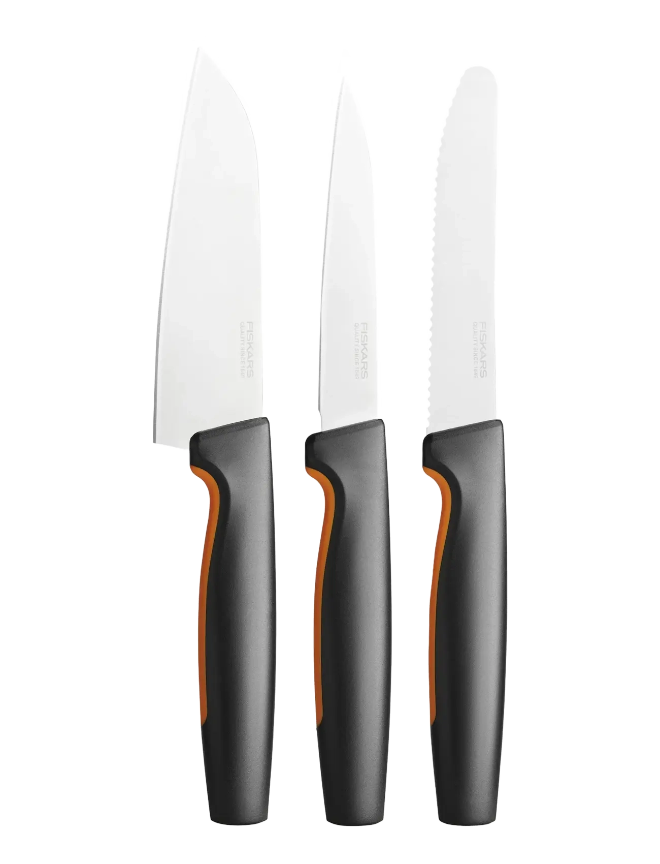 Fiskars Ff Favorit-Knivsæt, 3 Dele, One Size, Black, Knive Og Tilbehør > Knivsæt, Unisex