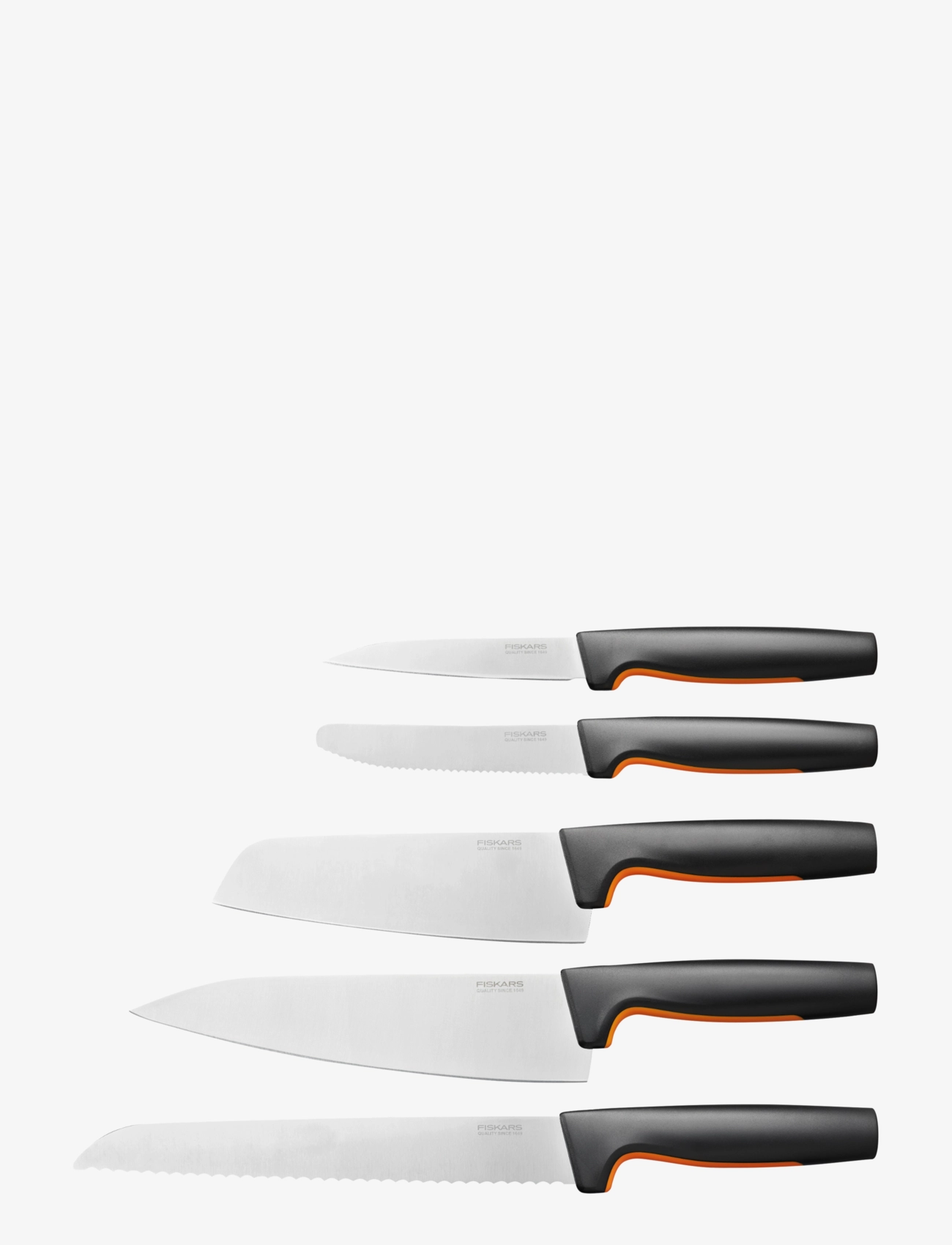 FISKARS Ff Stort Knivsæt, 5 Dele Schwarz - One Size - Unisex