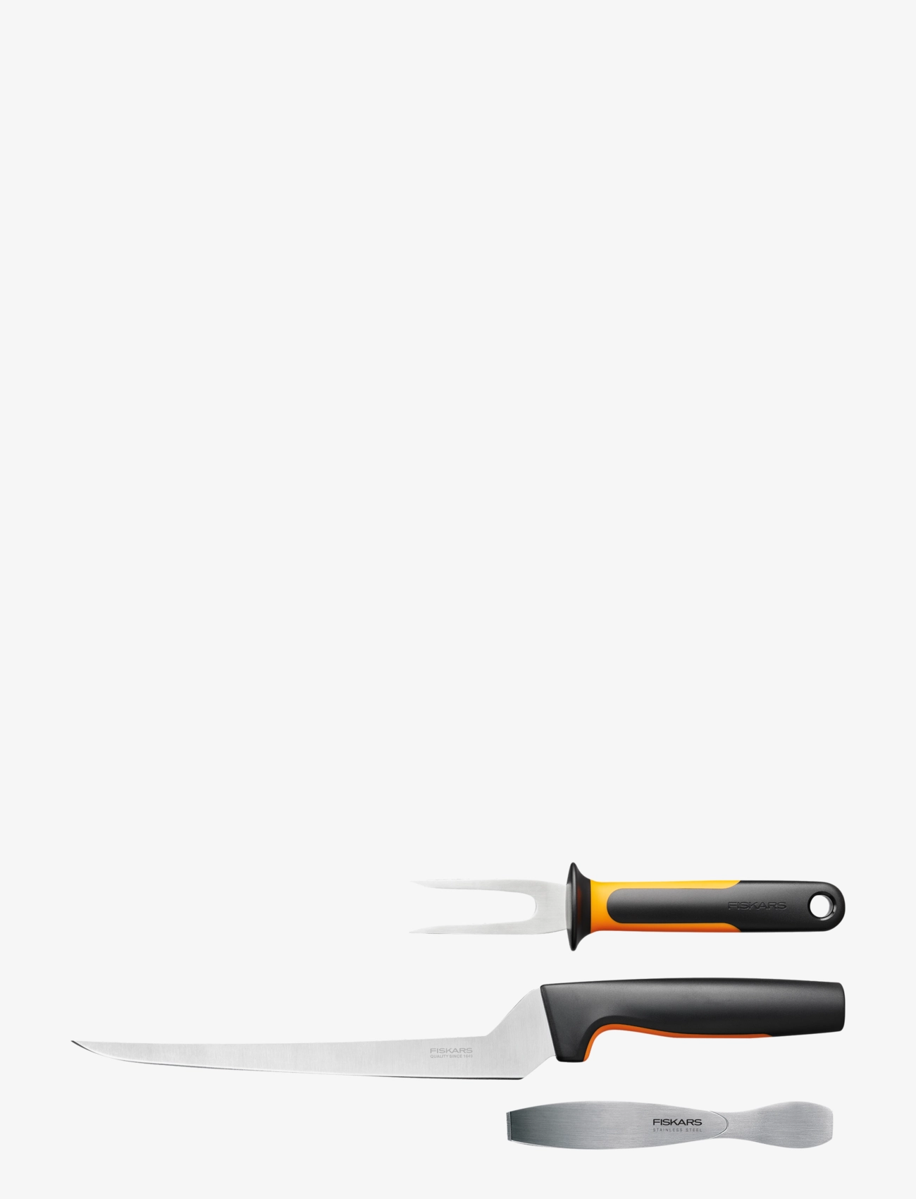 FISKARS Ff Fiskeknivsæt, 3 Dele Schwarz - One Size - Unisex