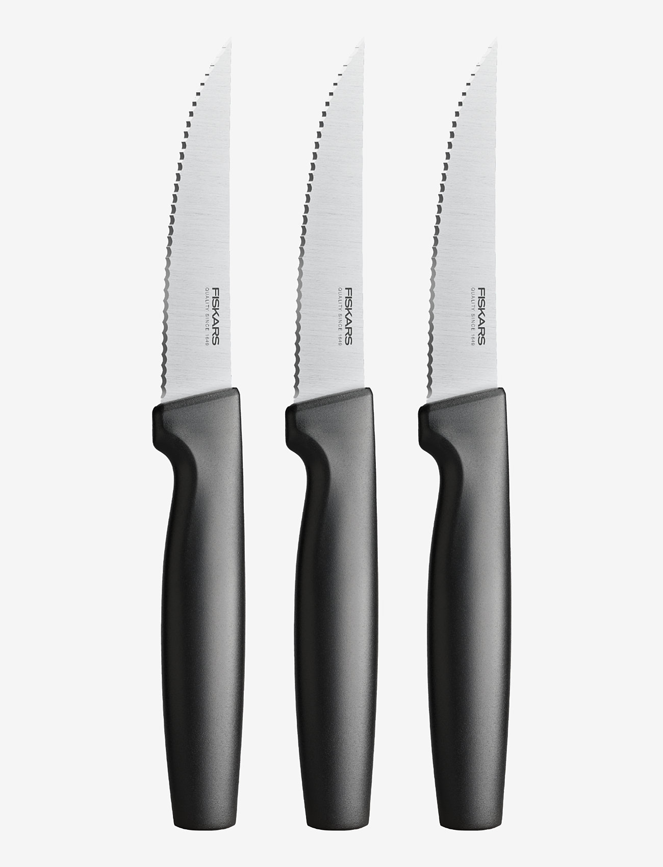 Fiskars - Ff meat knives, 3 pieces - black - 2
