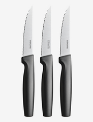 Fiskars - Ff meat knives, 3 pieces - najniższe ceny - black - 2