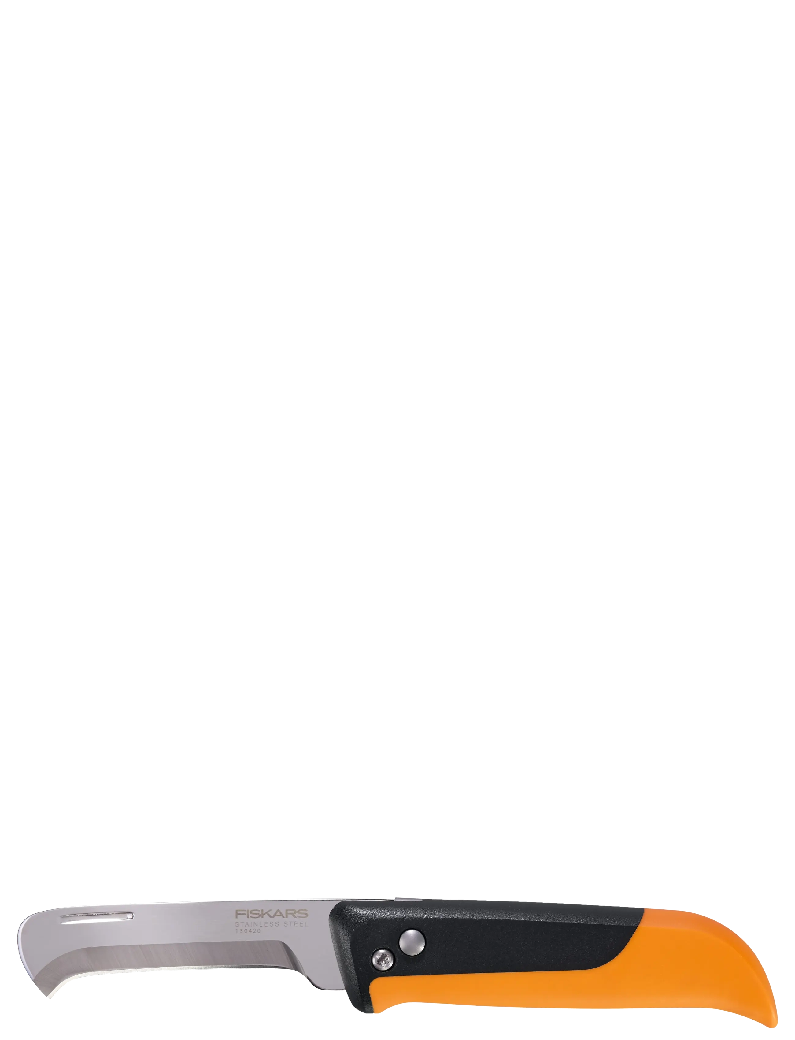 Fiskars X-Series Folding Produce Knife K80, One Size, Outdoor Environment, Orange - Garden Accessories, Homeware