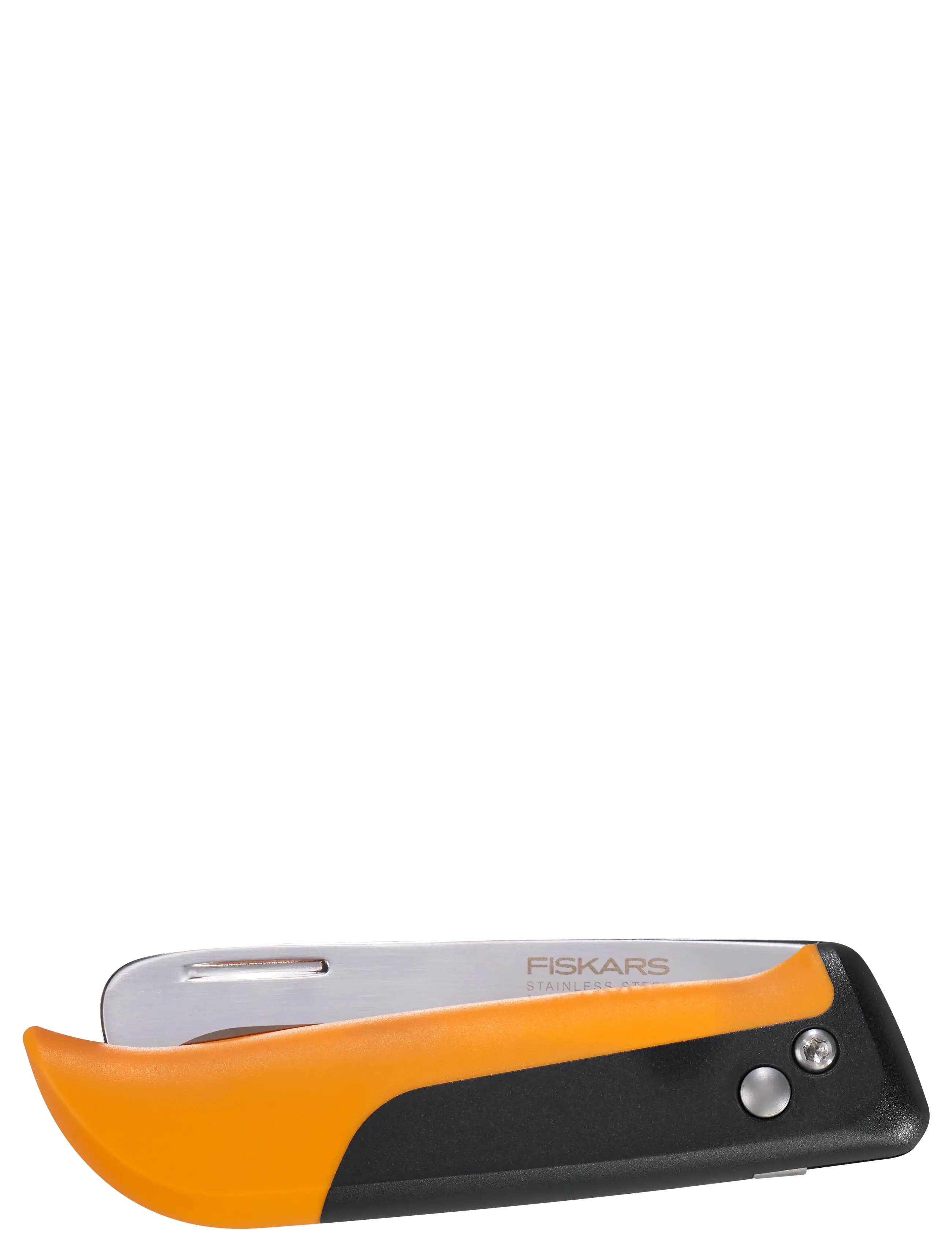 Fiskars - X-series Folding produce knife K80 - sodo įrankiai - black / orange - 1
