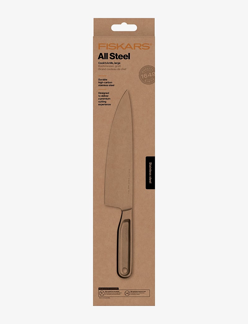 Fiskars - All Steel Cook Knife 20 cm - kokanoad - stainless steel - 1