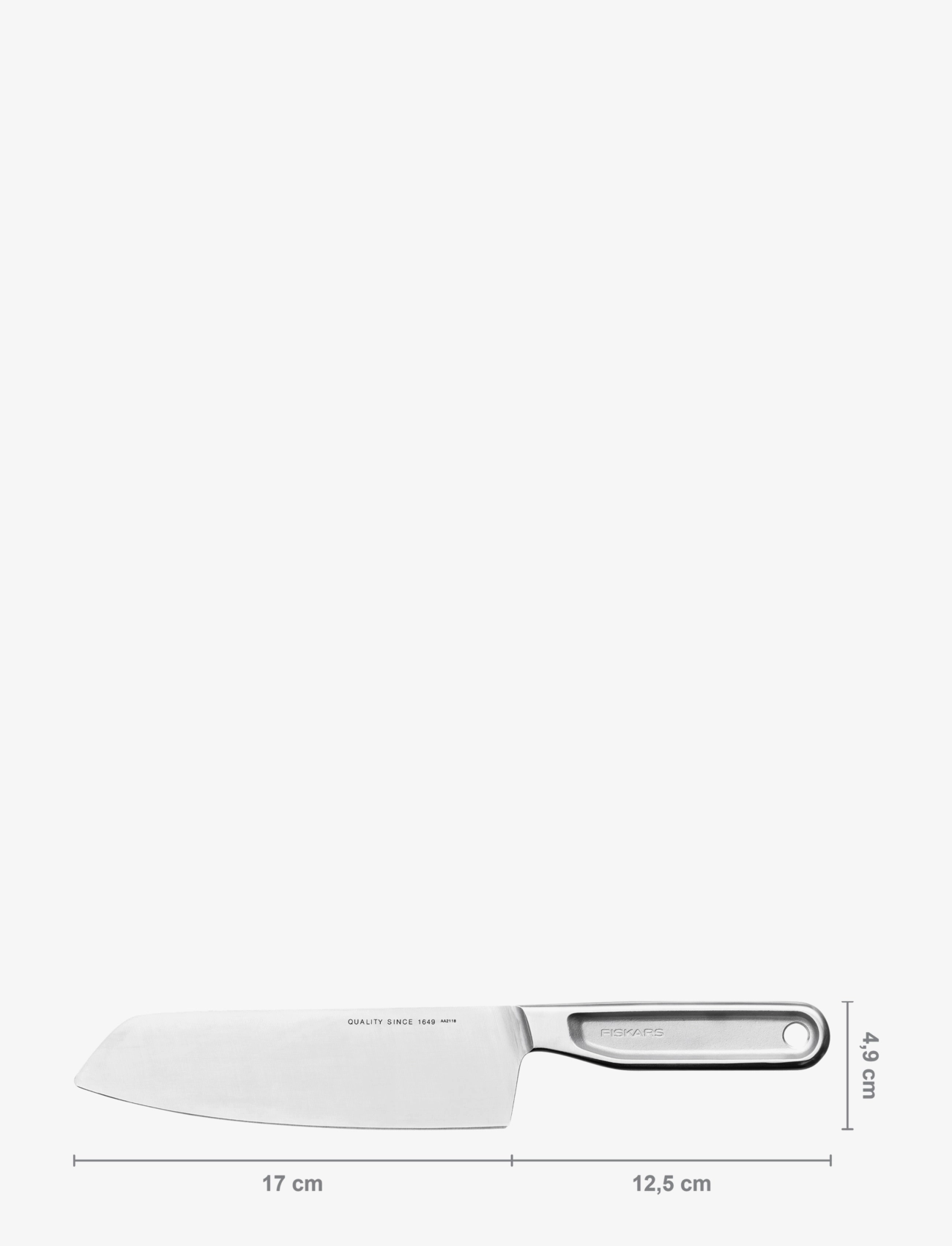 Fiskars - All Steel santokukniv 17 cm - santokuknivar - stainless steel - 3