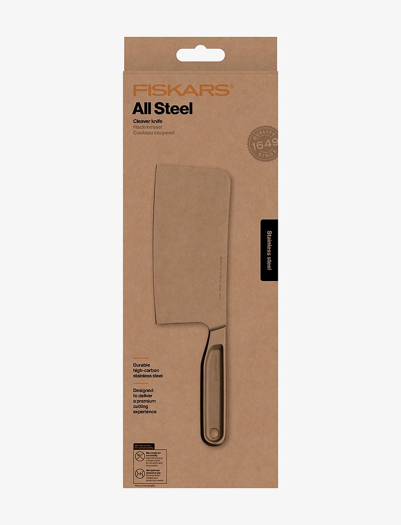 Fiskars - All steel chop knife 16 cm - nach preis einkaufen - stainless steel - 1