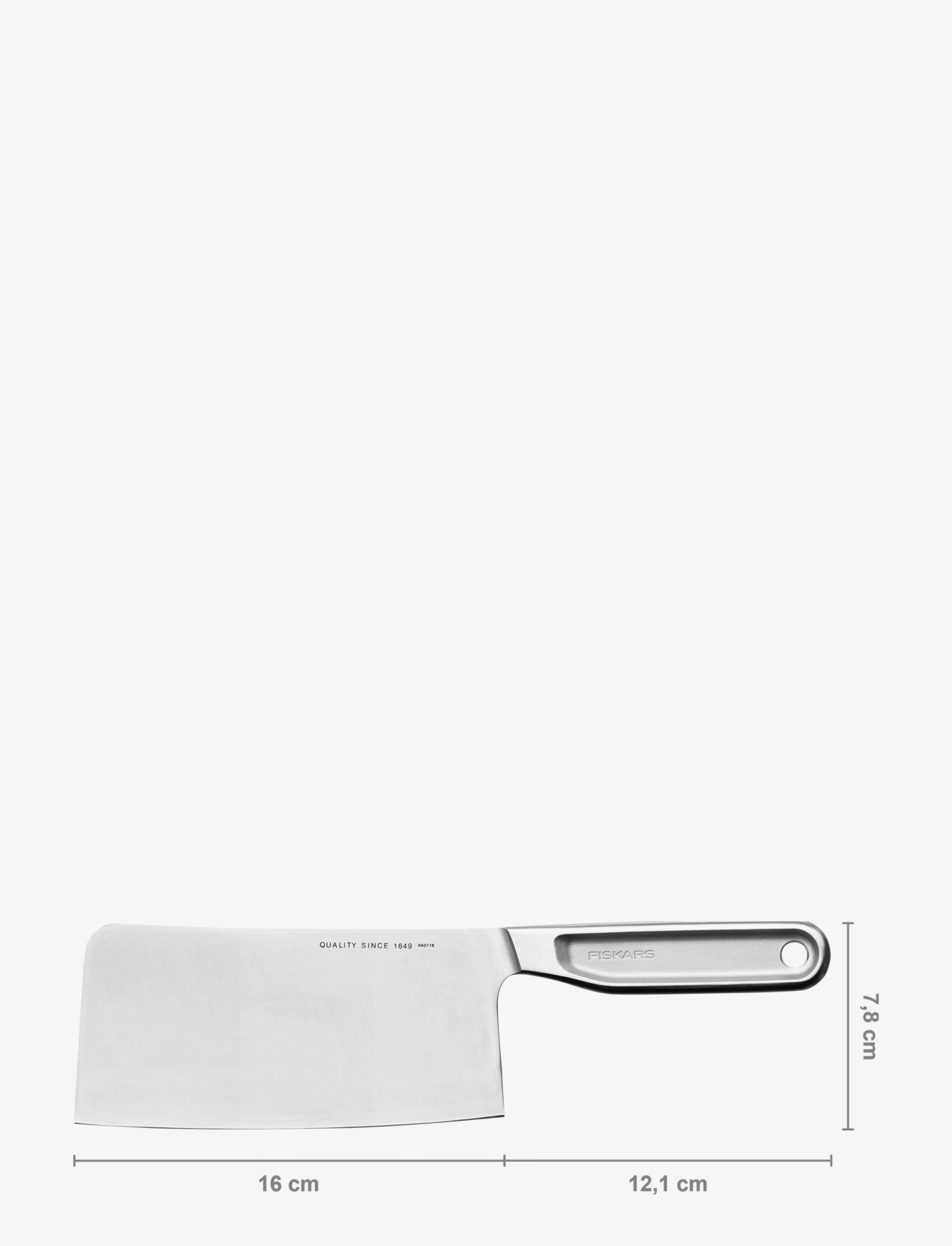 Fiskars - All steel chop knife 16 cm - grønnsakskniver - stainless steel - 5