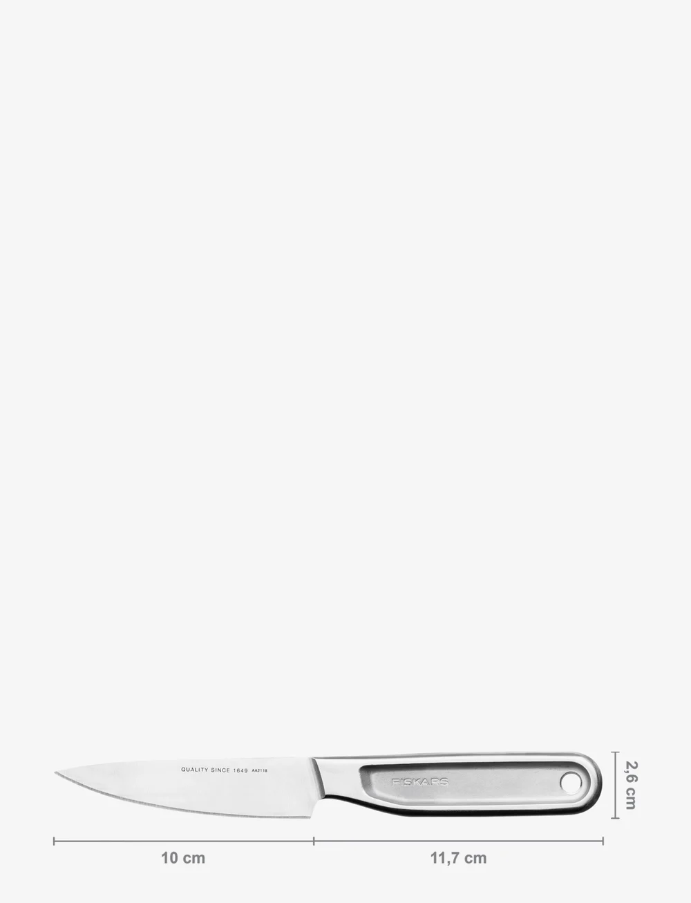 Fiskars - All steel vegetable knife 10 cm - couteaux à légumes - stainless steel - 2