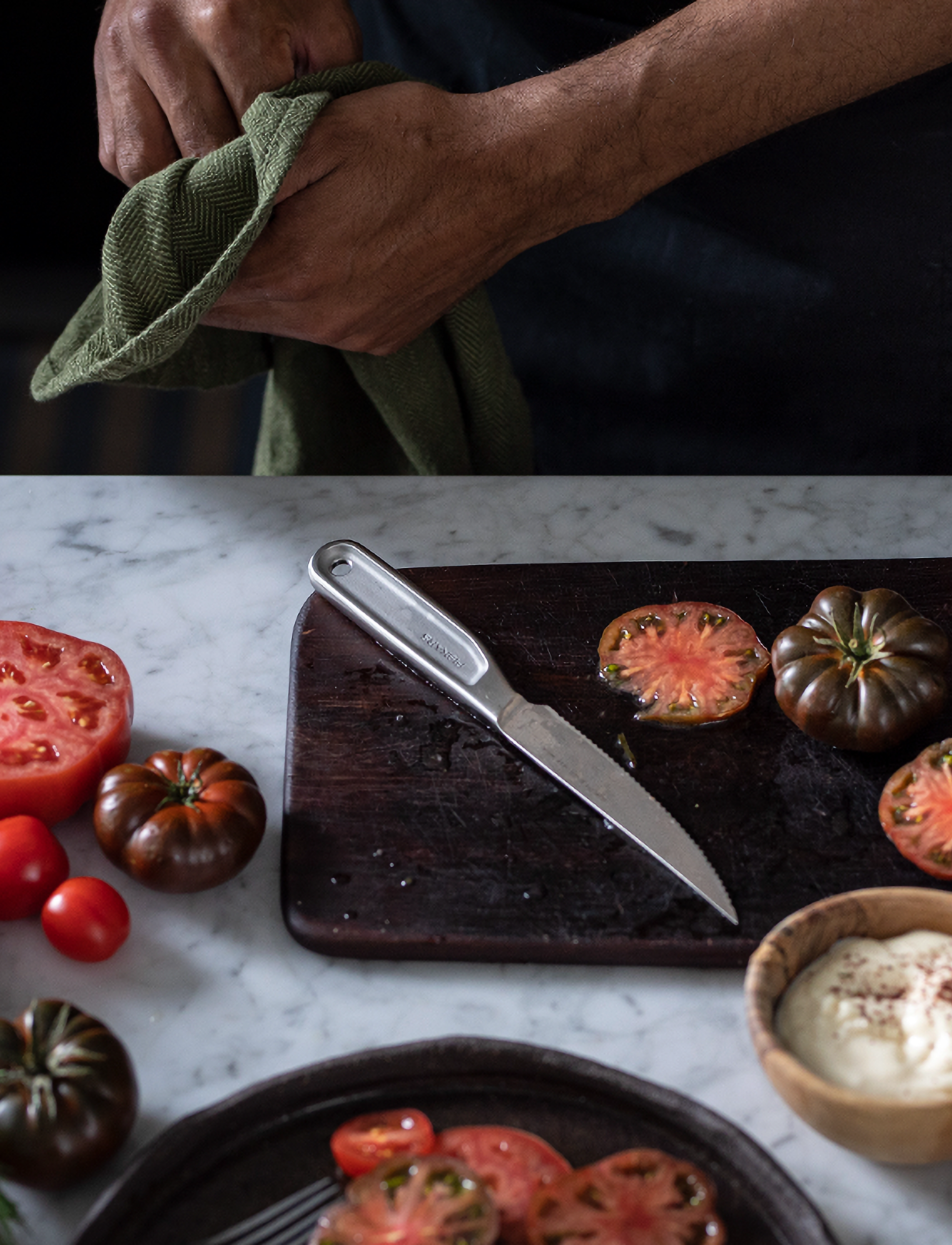 Fiskars - All steel tomato knife 12 cm - gemüsemesser - stainless steel - 5