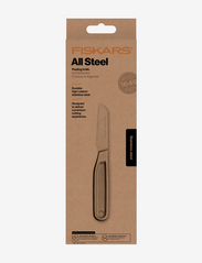 Fiskars - All steel shell knife 7 cm - grønnsakskniver - stainless steel - 2
