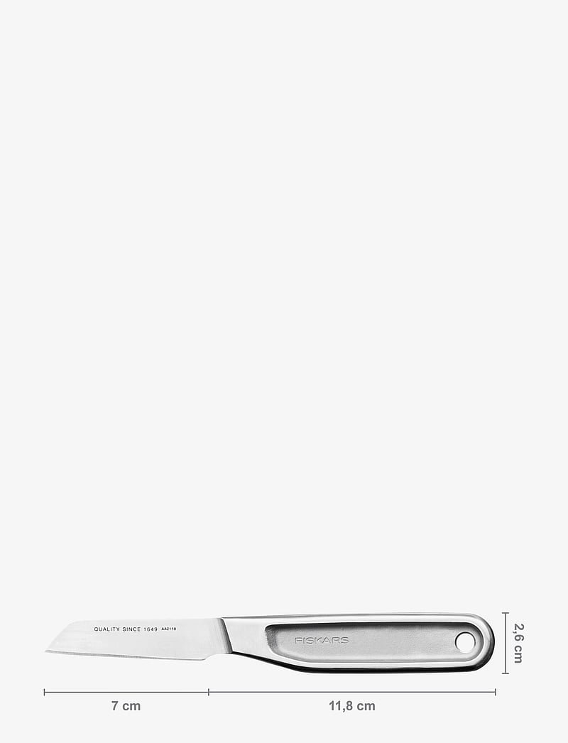 Fiskars - All steel shell knife 7 cm - osta hinna alusel - stainless steel - 2
