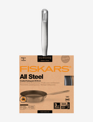 Fiskars - All steel frying pan 24 cm - stegepander - stainless steel - 3