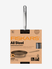 Fiskars - All steel frying pan 28 cm - paistinpannut - steel - 1