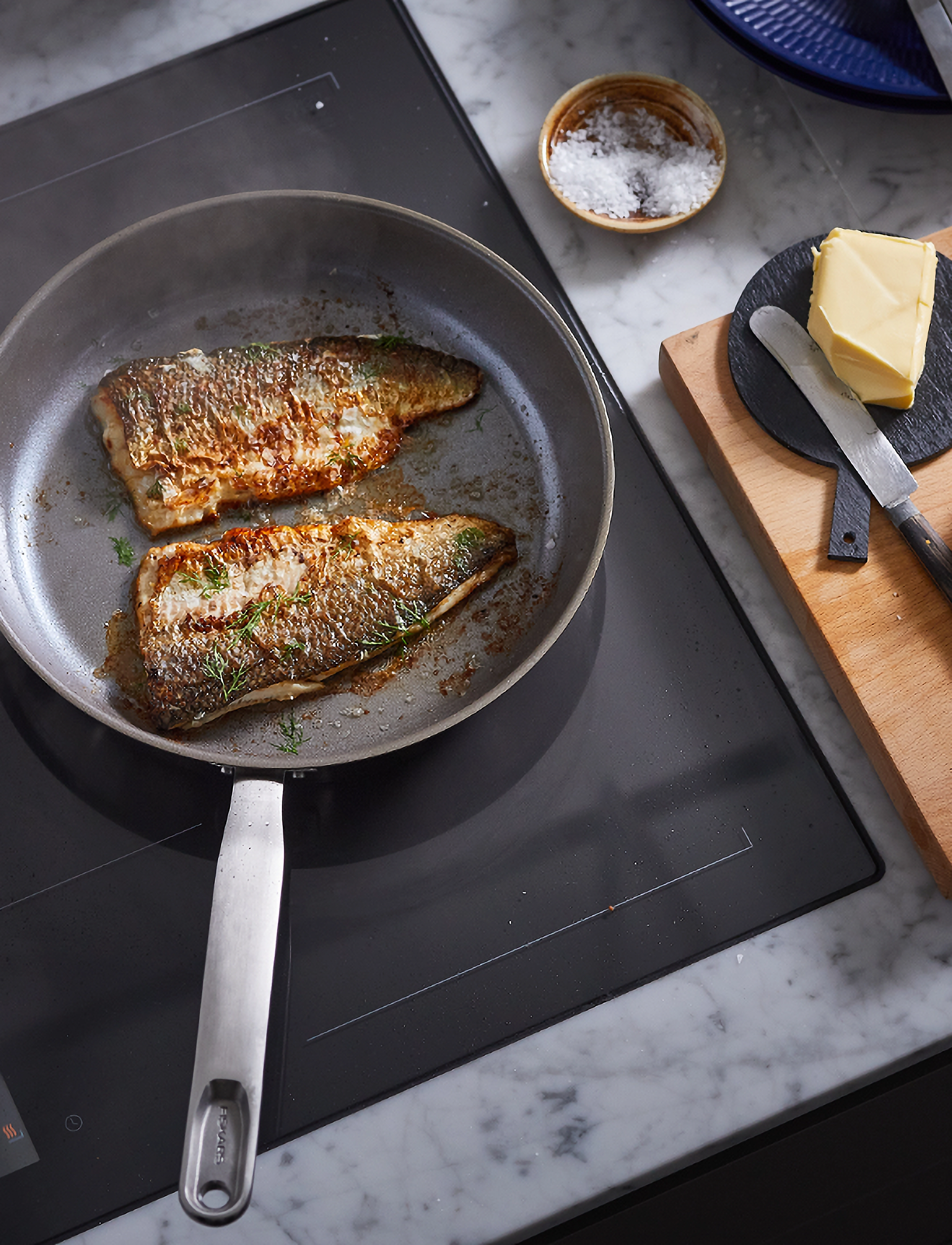 Fiskars All Steel Stegepande 28 Cm, Ø cm, Pots & Pans, Silber - Frying Homeware