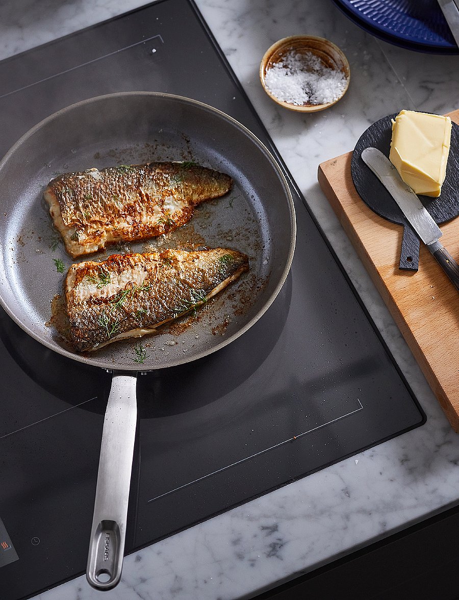 Fiskars - All steel frying pan 28 cm - praepannid ja pannid - steel - 0