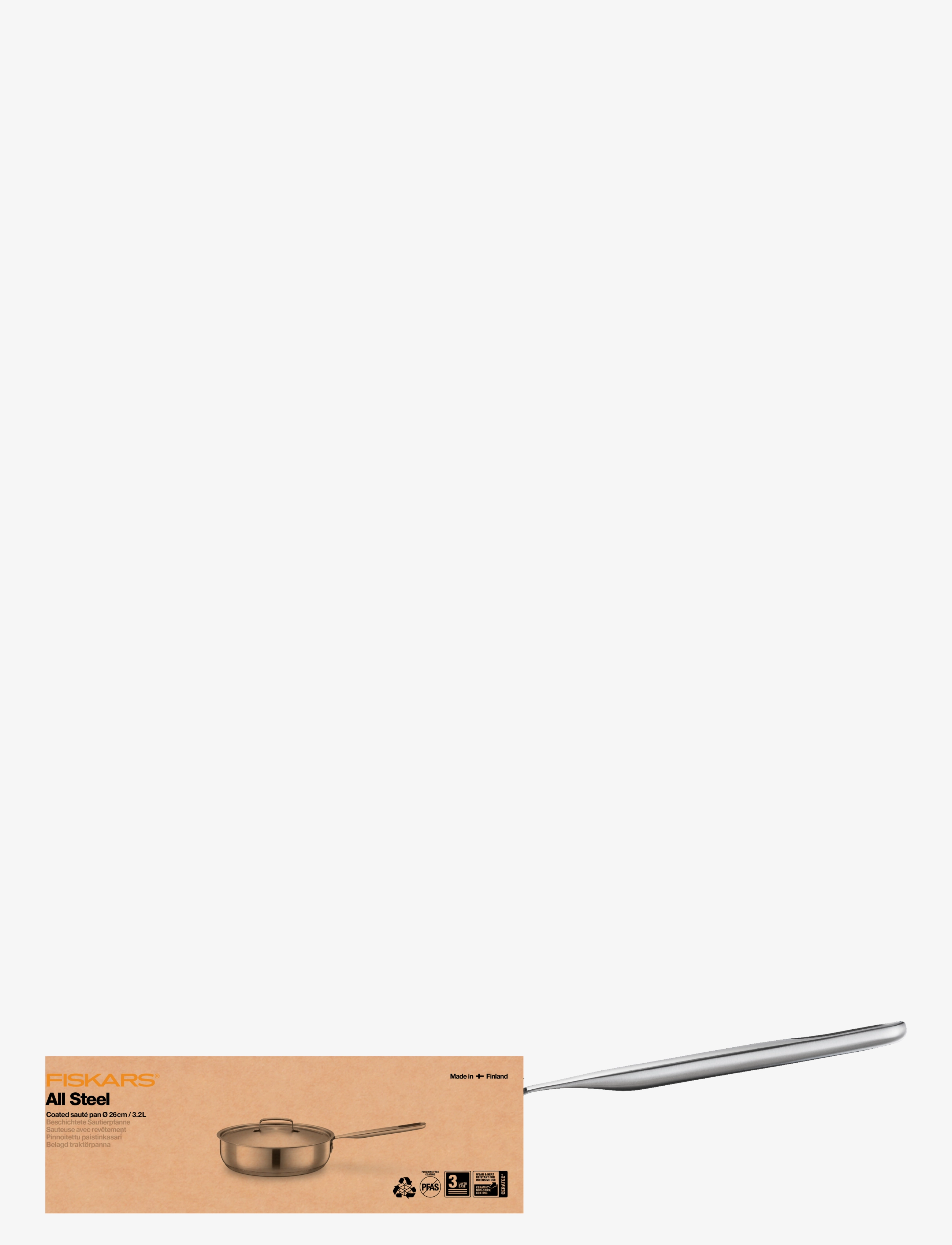 Fiskars - All Steel traktorpande 26 cm - sauterpander & sauteuser - steel - 5