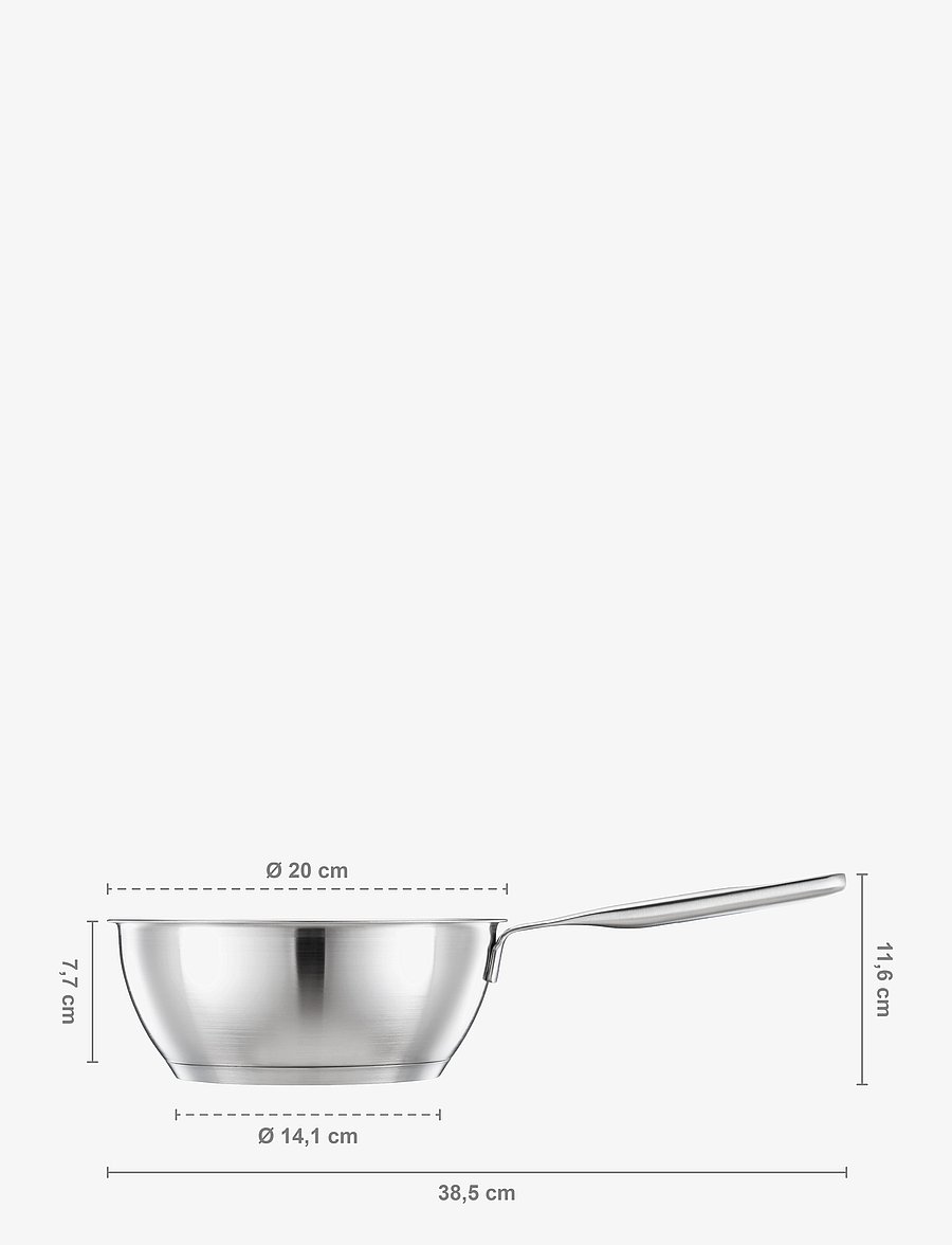 Fiskars - All Steel Sauteuse 2l - kastmepotid ja -pannid - steel - 3