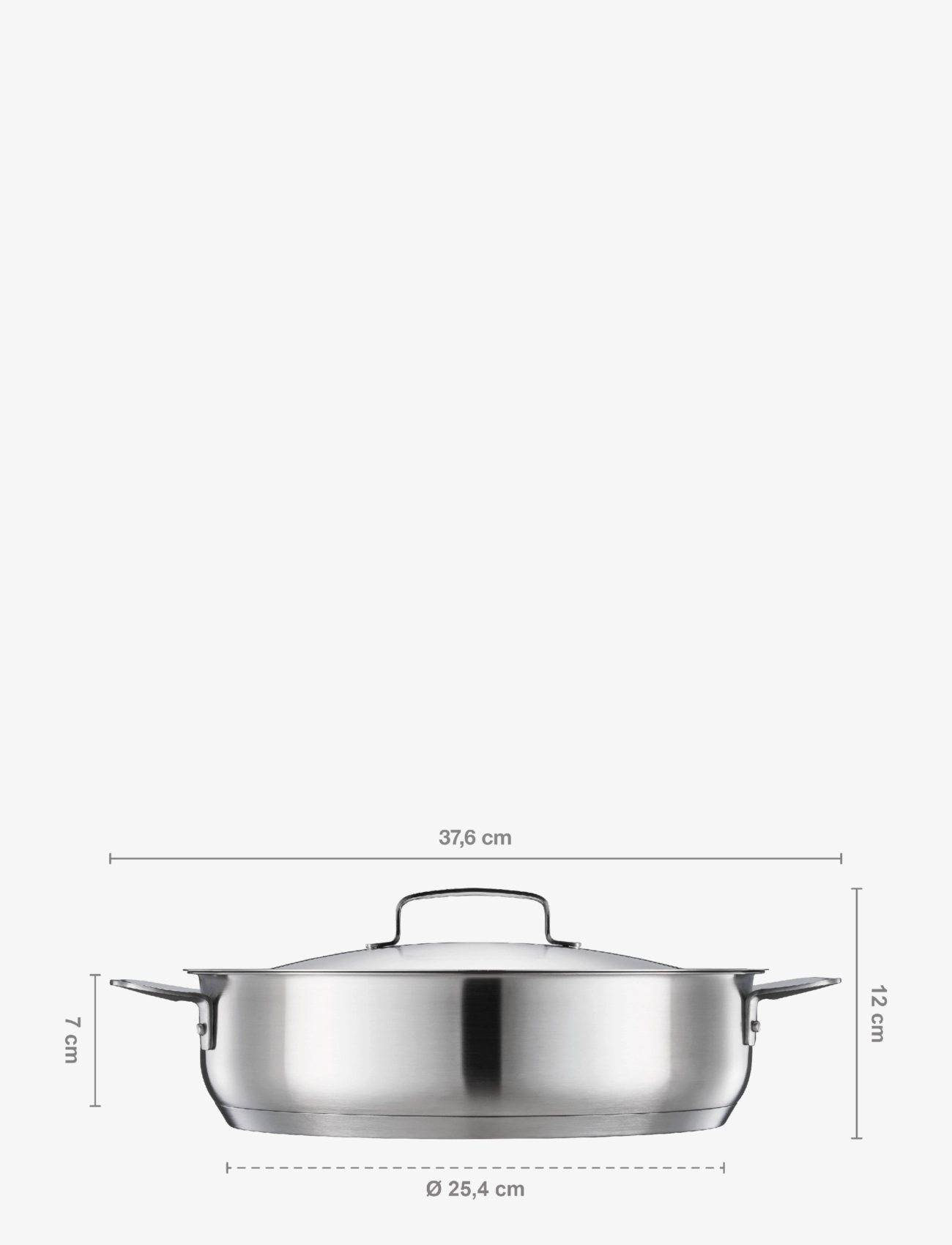 Fiskars - All steel oven pan 28 cm - kastmepotid ja -pannid - steel - 4
