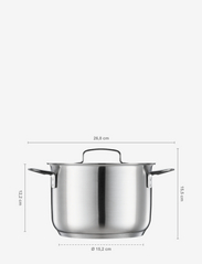 Fiskars - All steel stew 3.0l - saucepans - steel - 5