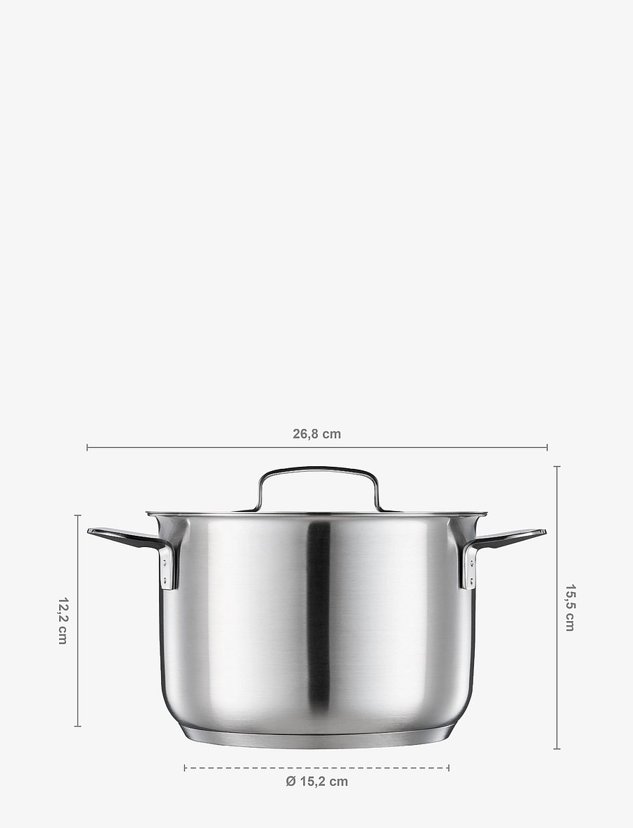 Fiskars - All steel stew 3.0l - pajad - steel - 5