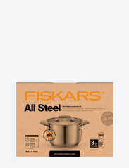 Fiskars - All steel stew 3.0l - kattilat - steel - 6