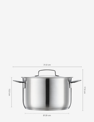 Fiskars - All steel stew 5.0L - kasseroller - steel - 4