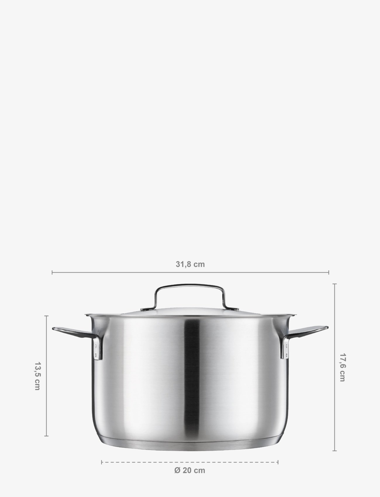 Fiskars - All Steel gryta 5,0L - grytor - steel - 5