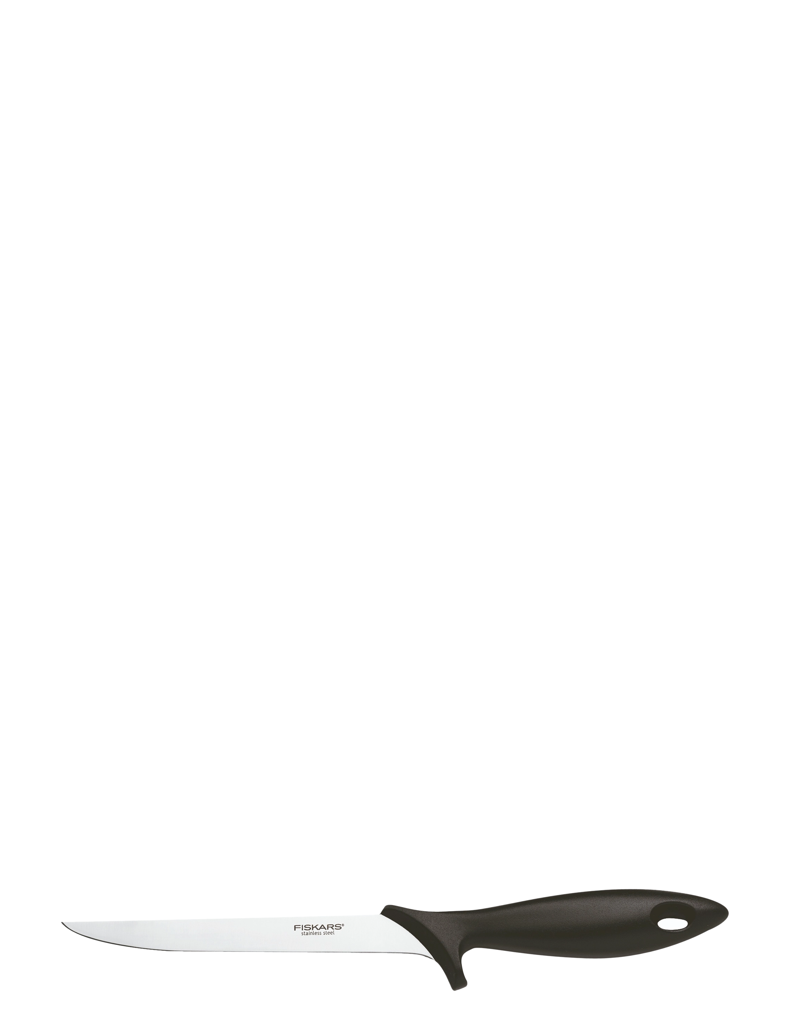 Fiskars Essential Filleting Knife 18cm, L:18, Black, Knive Og Tilbehør > Filetknive, Unisex