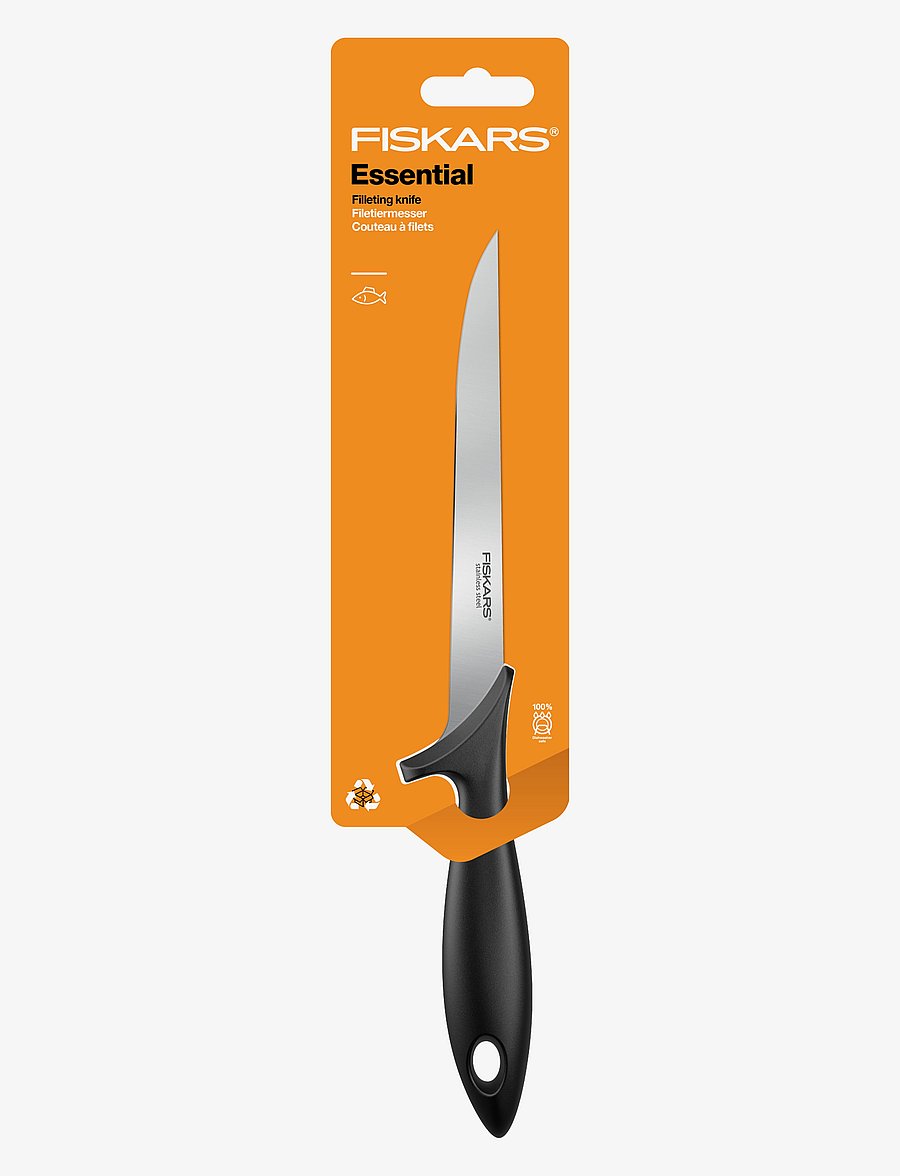Fiskars - Essential Filleting knife 18cm - die niedrigsten preise - black - 1