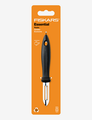 Fiskars - Essential Peeler 6cm - zemākās cenas - black - 1