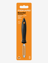 Fiskars - Essential Swivel peeler 6cm - laveste priser - black - 1