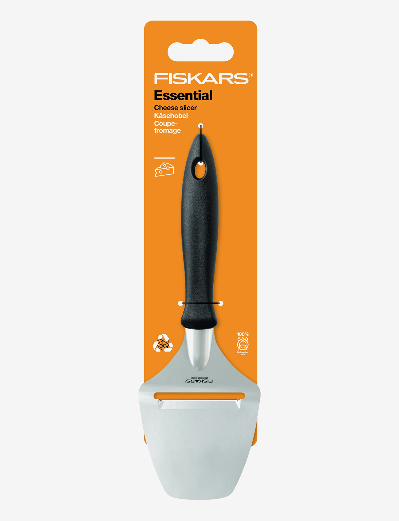 Fiskars - Essential Cheese slicer hard - die niedrigsten preise - black - 1