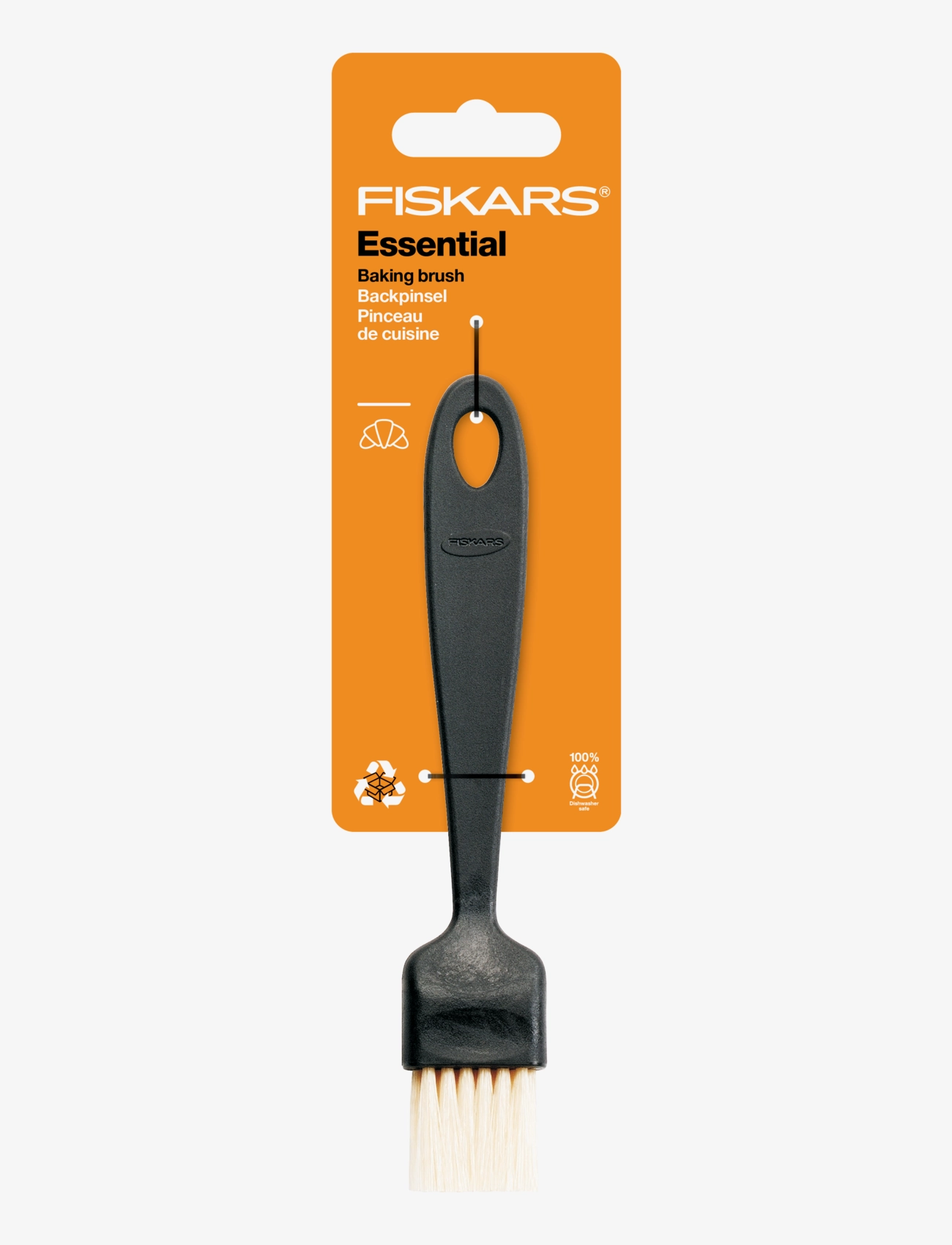 Fiskars - Essential Baking brush - lägsta priserna - black - 1