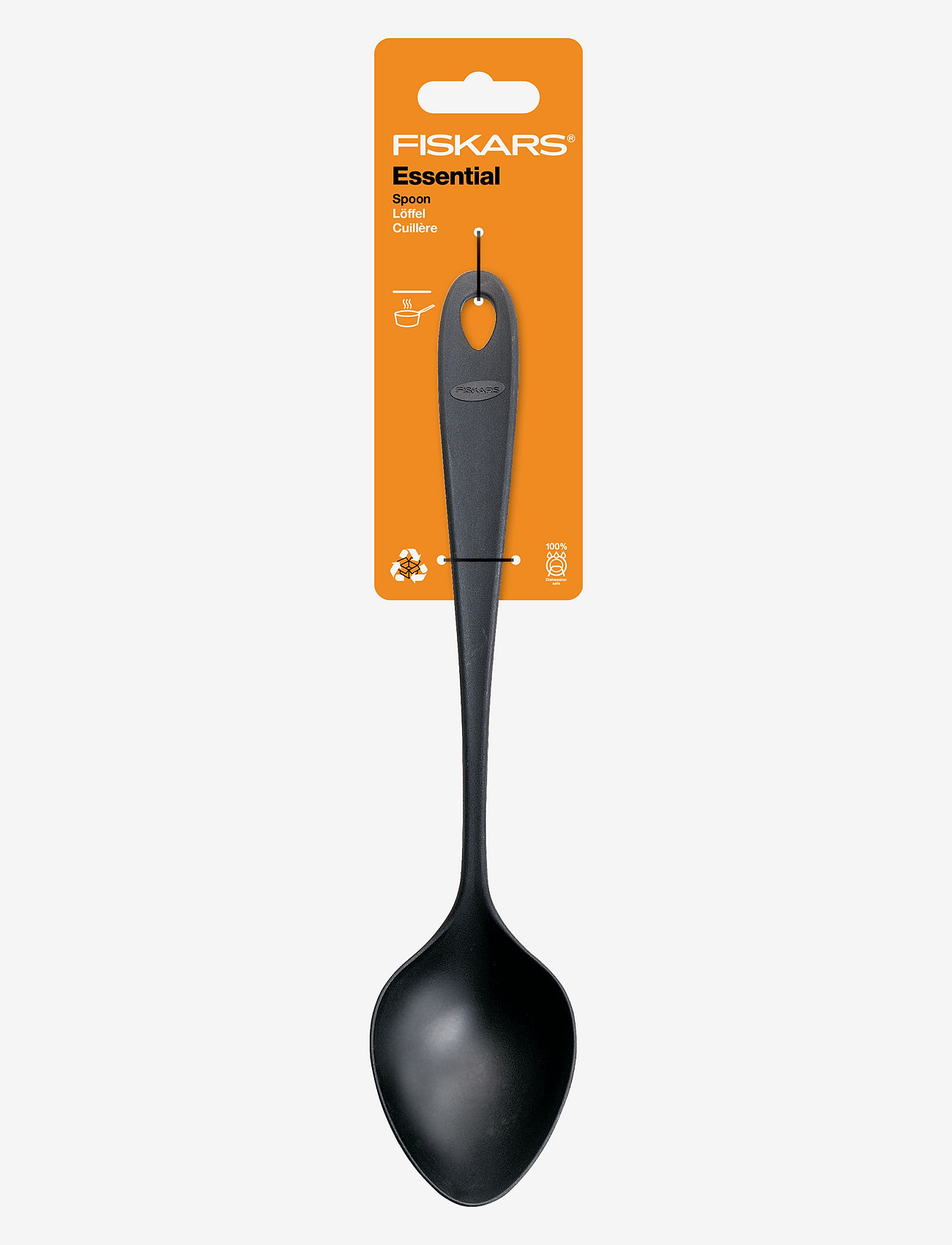 Fiskars - Essential Spoon - black - 1