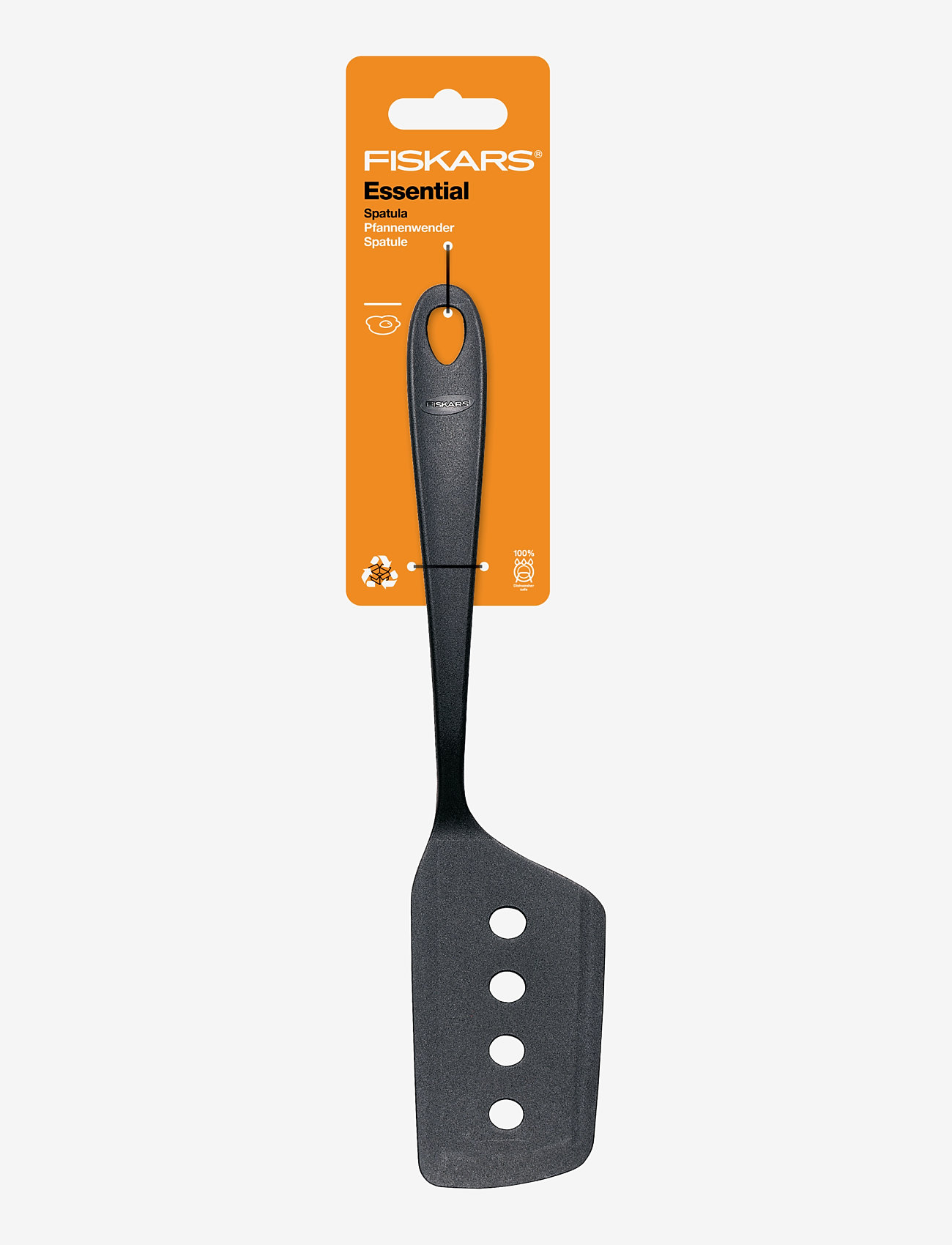 Fiskars - Essential Spatula - die niedrigsten preise - black - 1