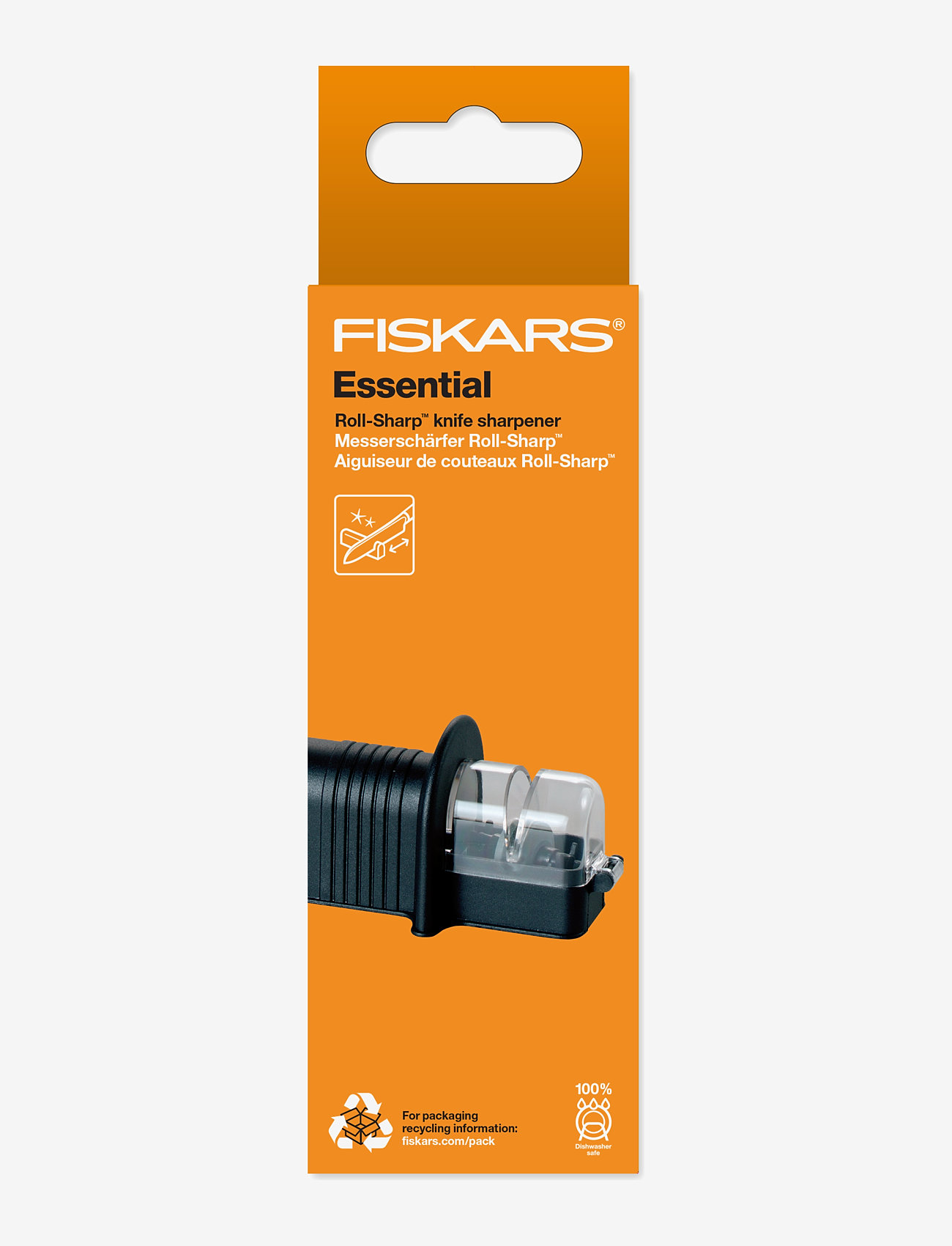 Fiskars - Essential RollSharp - lägsta priserna - black - 1
