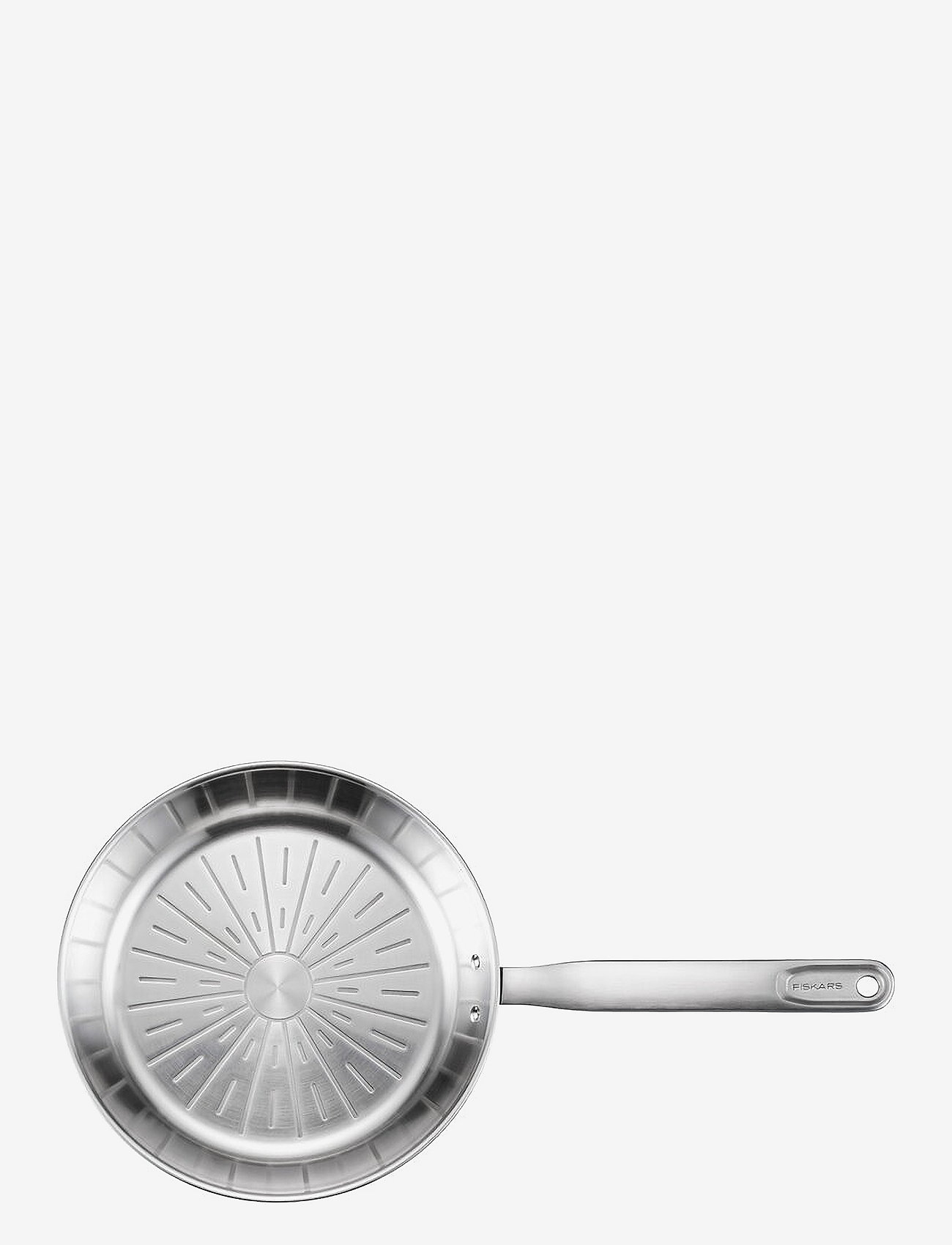 Fiskars - All steel pure frying pan 24 cm - køb efter pris - stainless steel - 4