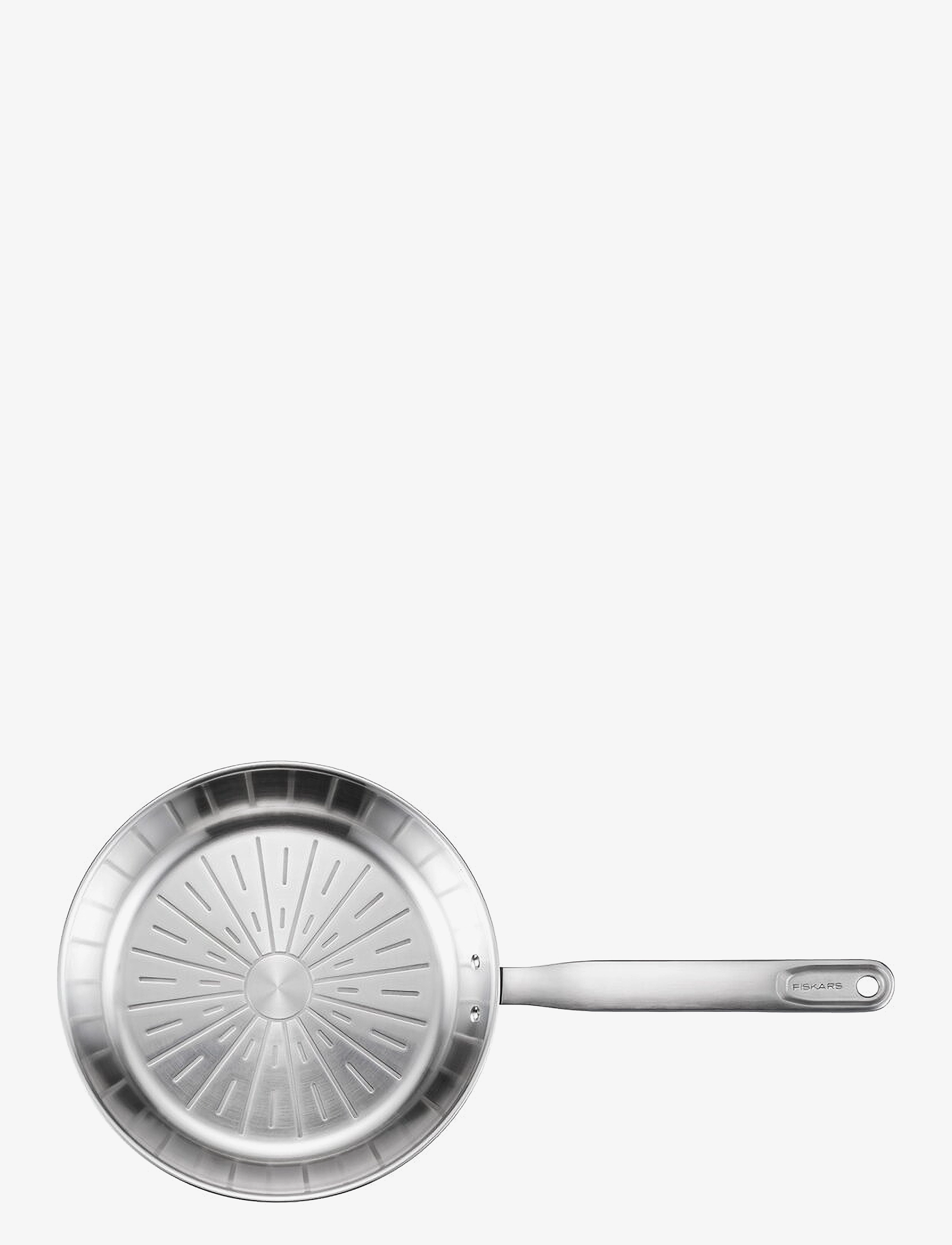 Fiskars - All steel pure frying pan 24 cm - stegepander - stainless steel - 5