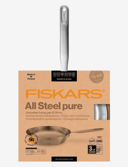 Fiskars - All steel pure frying pan 28 cm - najniższe ceny - stainless steel - 4