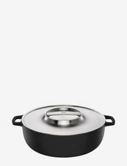Fiskars - Norden Grill Chef Pot 30cm w/lid - auflaufformen - black - 0