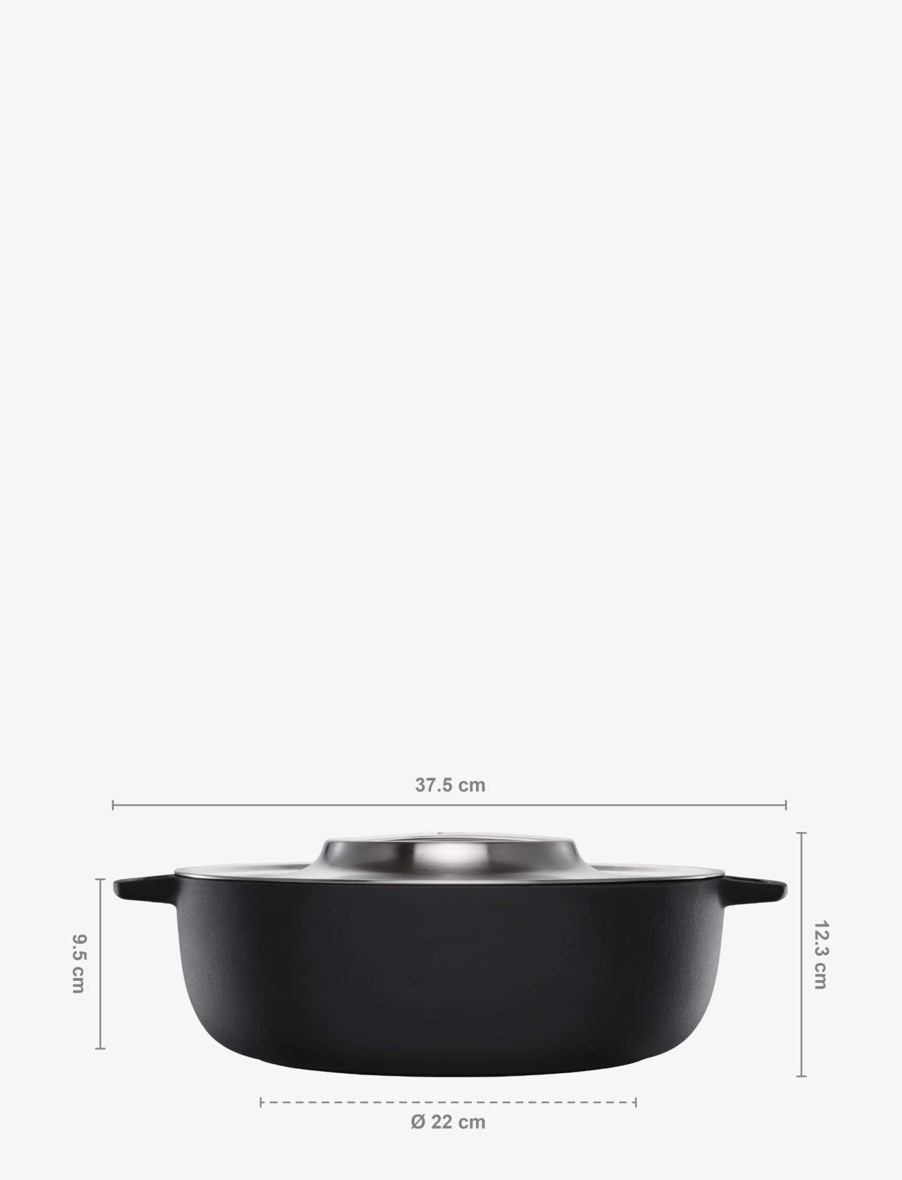 Fiskars - Norden Grill Chef Pot 30cm w/lid - black - 5