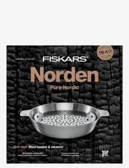 Fiskars - Norden Grill Chef Steel Basket 30cm - stieltöpfe - stainless steel - 4