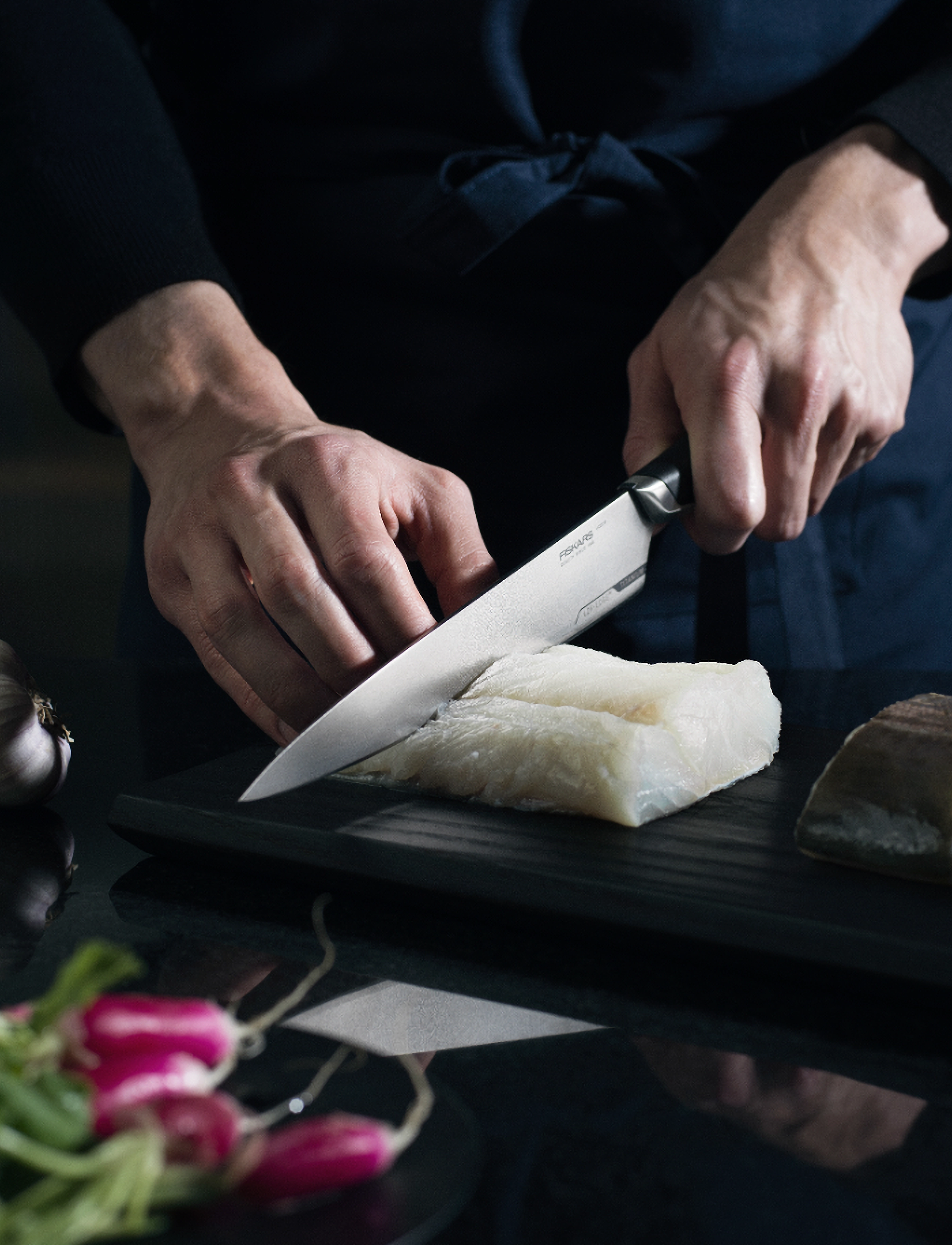 Fiskars Taiten Carving Knife 21cm, L:21 cm, Black, Knive & Tilbehør > Udskæringsknive, Unisex