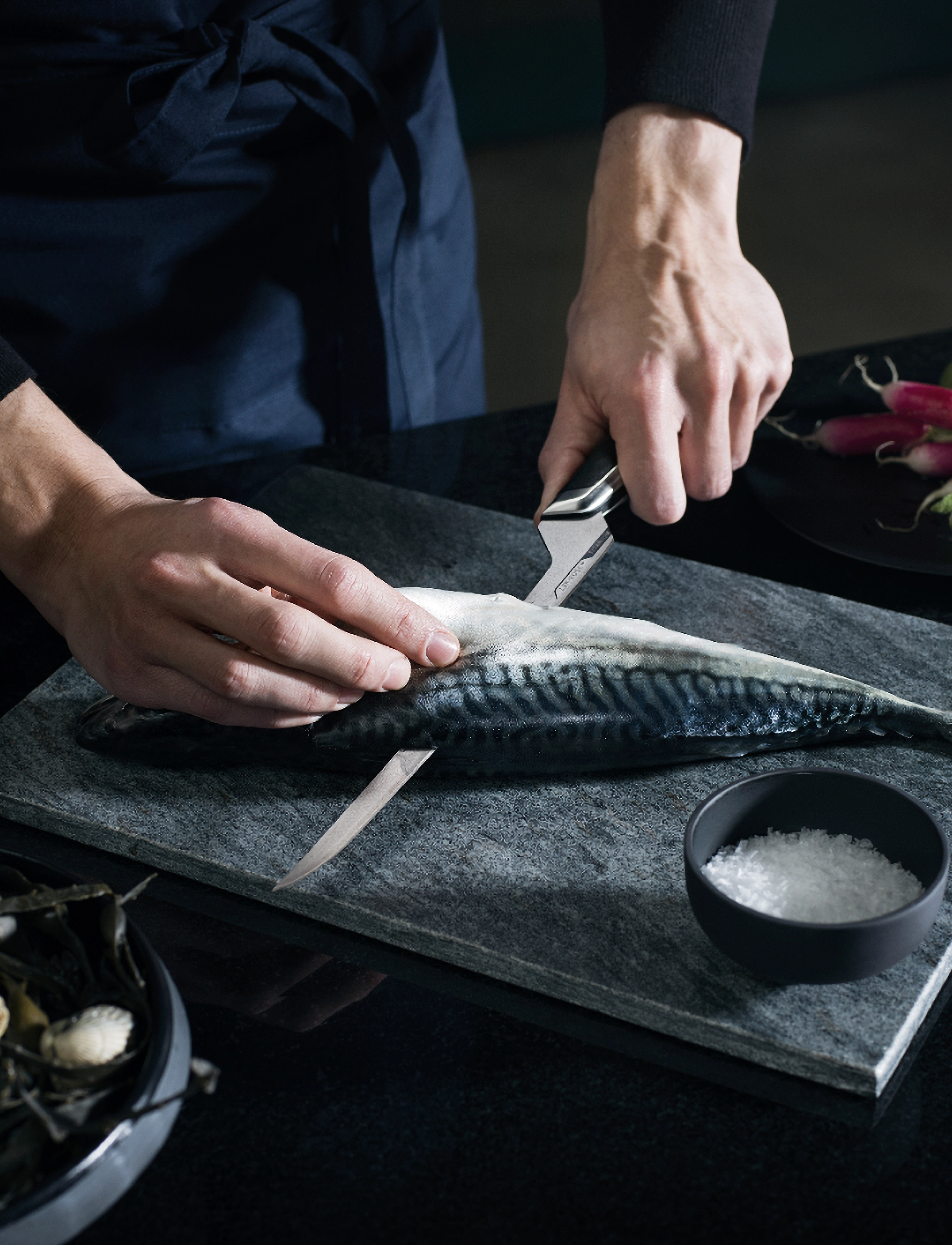 Fiskars Taiten Filleting Knife 21cm, L:21 cm, Black, Knive Og Tilbehør > Filetknive, Unisex