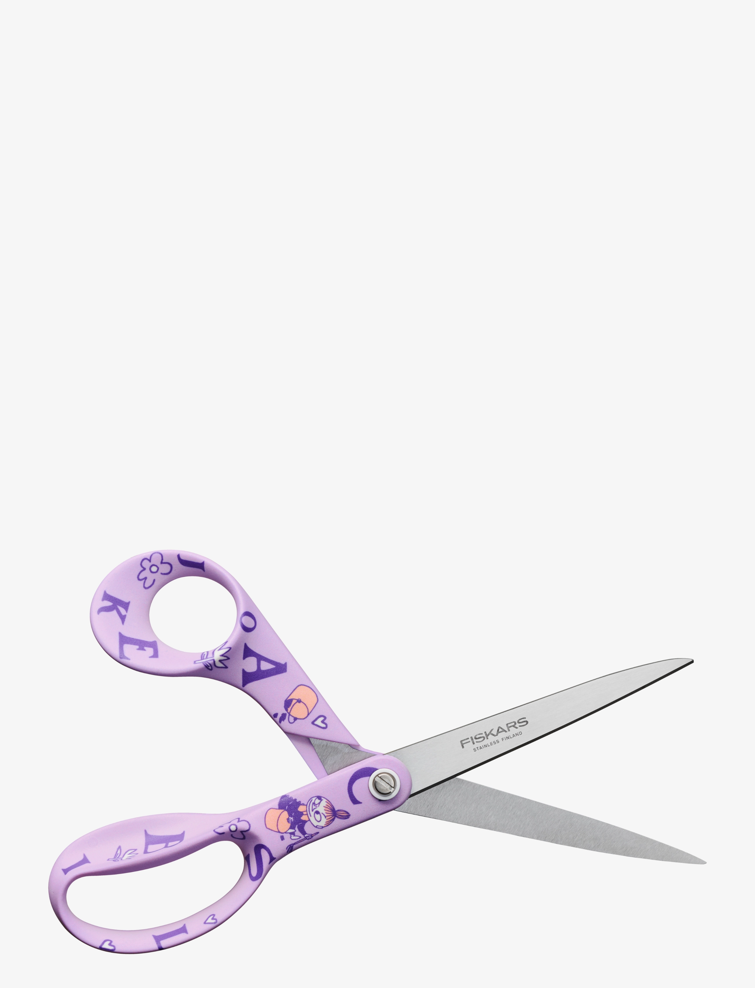 Fiskars - Moomin gen pur scissors 21cm ABC box - purple - 3