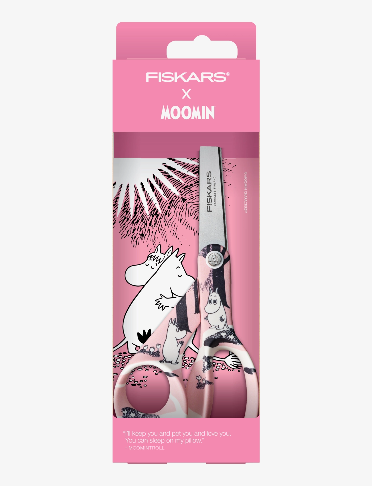 Fiskars - Moomin gen pur scissors 21cm Love box - pink - 1